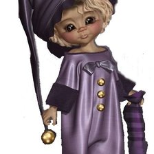 Схема вышивки «СИНИЙ ЧУЛОК»