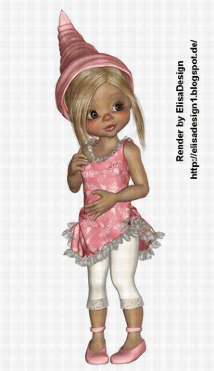 РОЗОВЫЙ КОЛПАЧОК-1 - дети - предпросмотр