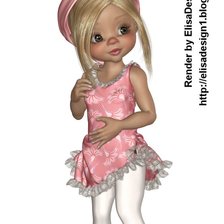 Схема вышивки «РОЗОВЫЙ КОЛПАЧОК-1»