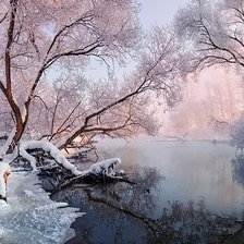 Схема вышивки «пейзаж»