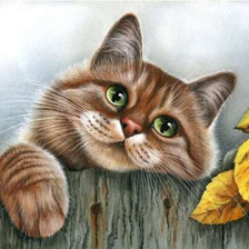 Схема вышивки «Любопытство»