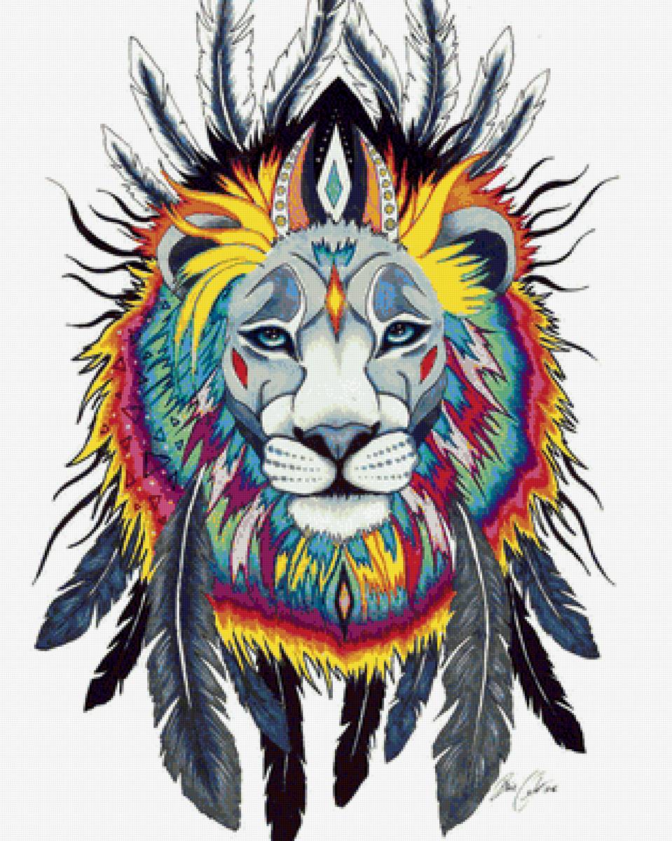 №2062964 - этно лев - предпросмотр