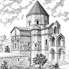 Схема вышивки «старый замок»