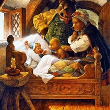 Схема вышивки «МАША И МЕДВЕДИ»