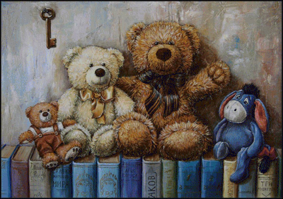 ЖАНЕТ КРУСКАМП. МЕДВЕДИ - интерьер - предпросмотр