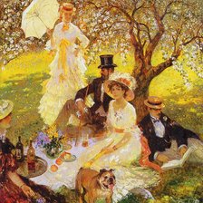 Схема вышивки «Пикник»