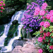 Схема вышивки «водопад»