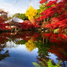 Схема вышивки «осенний пейзаж»