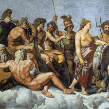 Схема вышивки «ТОРЖЕСТВО ПСИХЕИ НА ОЛИМПЕ.РАФАЭЛЬ САНТИ»