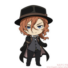 Схема вышивки «Чуя Накахару»