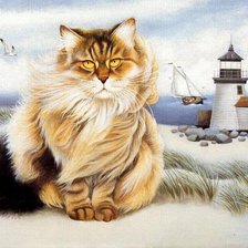 Схема вышивки «Хранитель маяка»