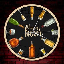 Схема вышивки «HORA FELIZ»