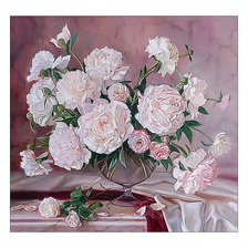 Схема вышивки «Белый букет.»