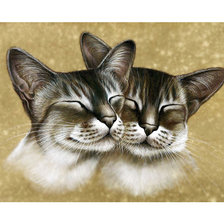 Схема вышивки «Коты.»