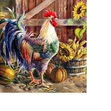 Схема вышивки «петух 2»