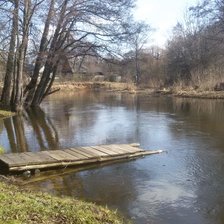 Схема вышивки «Река»