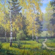 Схема вышивки «пейзаж»