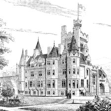 Схема вышивки «замок»