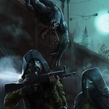 Схема вышивки «сталкер»