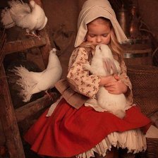 Схема вышивки «хозяюшка»