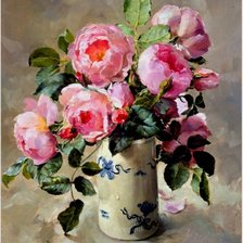 Схема вышивки «розы»