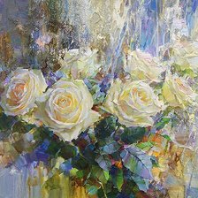 Схема вышивки «розы»