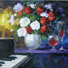 Схема вышивки «романтическое настроение»