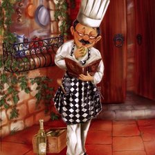 Схема вышивки «ПОВАР.ИНТЕРЕСНЫЙ РЕЦЕПТ-1»