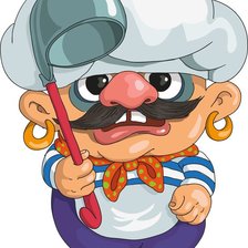 Схема вышивки «ПОВАР ЗЛОЙ»