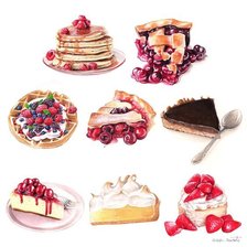 Схема вышивки «ПИРОЖЕНЫЕ»