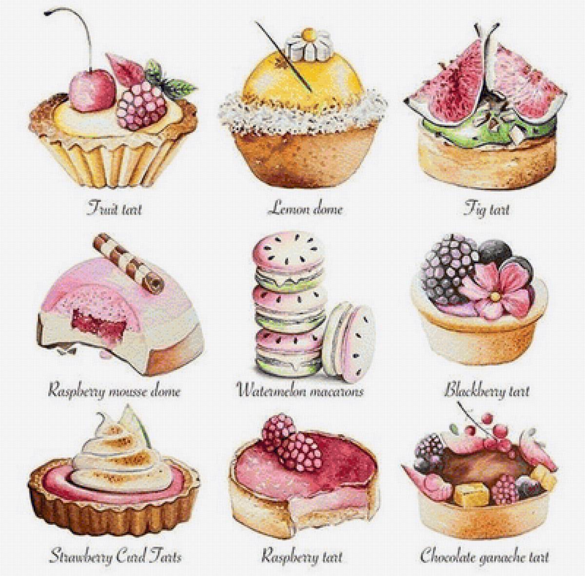 ПИРОЖЕНЫЕ-6 - торты-пирожные - предпросмотр