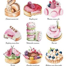 Схема вышивки «ПИРОЖЕНЫЕ-8»