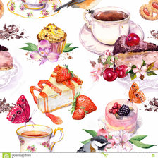 Схема вышивки «ПИРОЖЕНЫЕ-1»