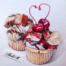 Схема вышивки «ПИРОЖЕНЫЕ-9»