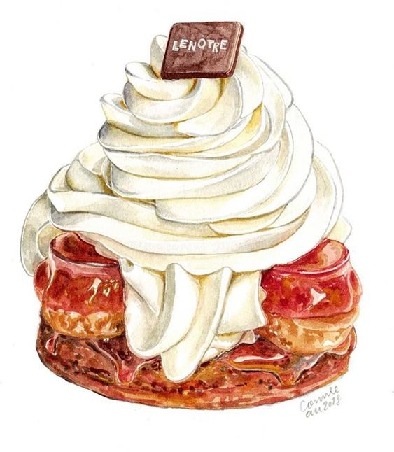 ПИРОЖЕНОЕ СО СЛИВАМИ - торты, пироженые - оригинал