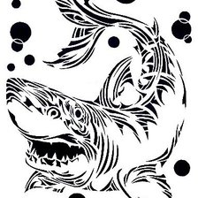 Схема вышивки «Хищница»