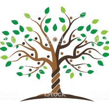 Схема вышивки «Arbol doble 2»