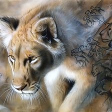 Схема вышивки «мир животных»