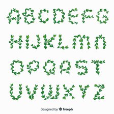 Схема вышивки «Letras»