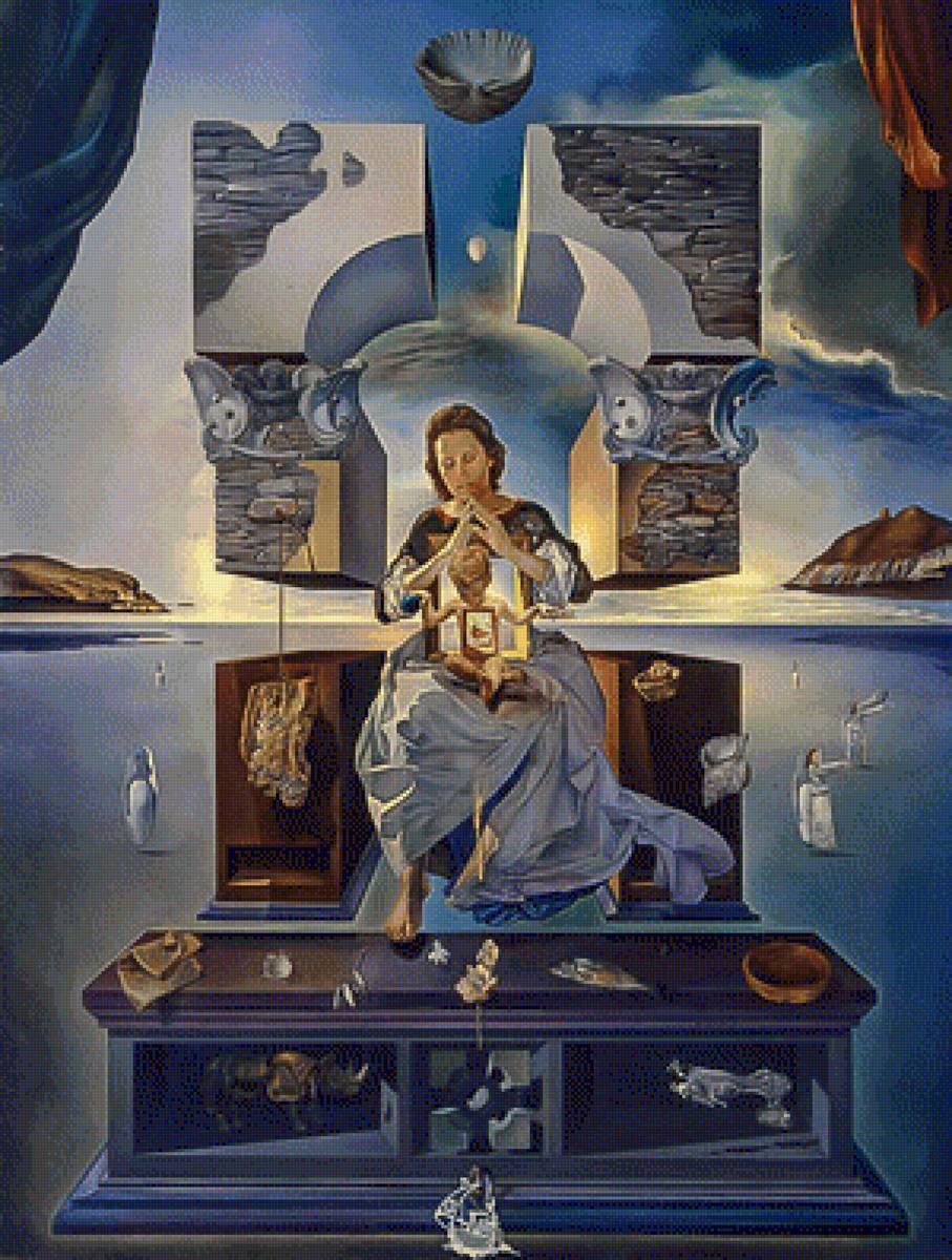 Madonna de Port Lligat-2. - salvador dalí painter. - предпросмотр