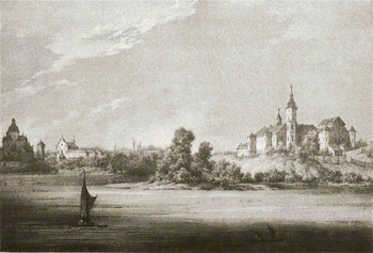 Старый Несвиж - озеро, замок, несвиж, старый город, беларусь - предпросмотр