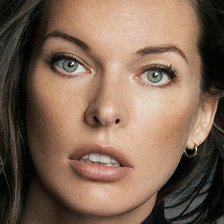 Схема вышивки «Мила Йовович»