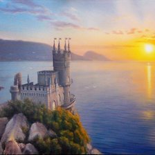 Схема вышивки «Ласточкино гнездо»