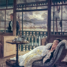 Схема вышивки «A Passing Storm.»