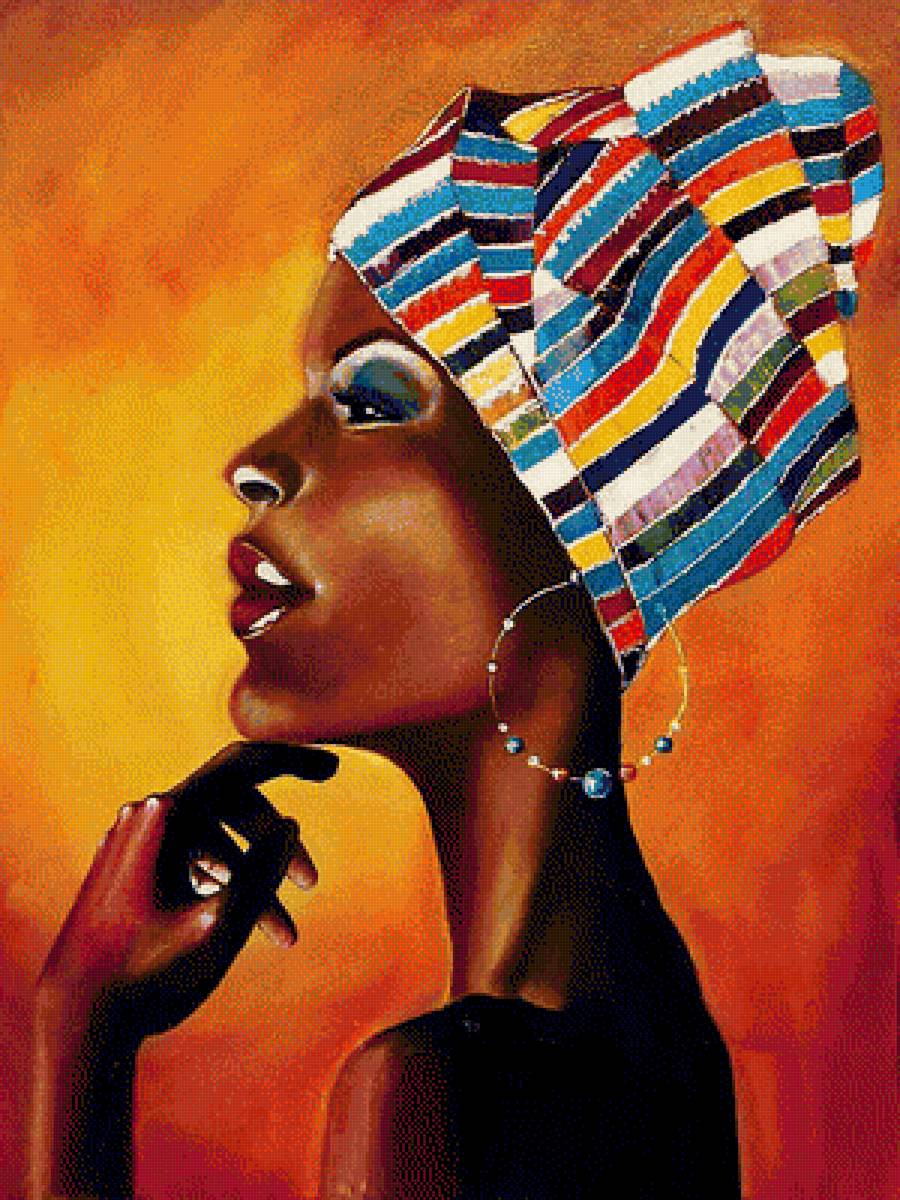 Африканка - девушка, африка, африканка - предпросмотр