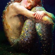 Схема вышивки «Одиночество»