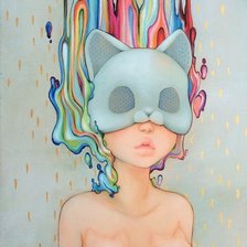 Девушка - кошка