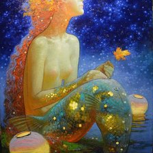 Схема вышивки «Серия русалок»