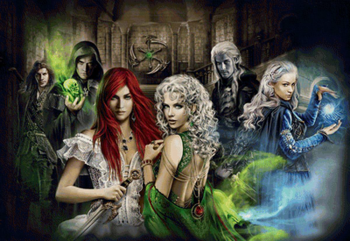 Две короны - иллюстрация, фэнтези, сказка - предпросмотр