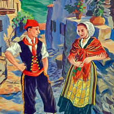 Схема вышивки «Couple.»